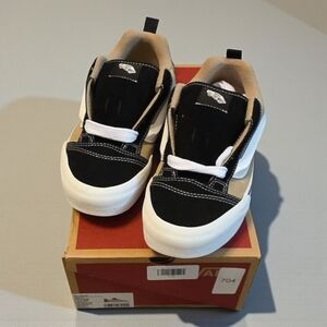 Vans Kids Black and White Sneakers